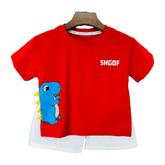 2PC Red Dino Suit